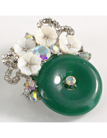 BROSZKA BROSZA a'la JADEID ZIELONA ZIELONY  LOLITA AKCESORIA