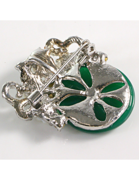 BROSZKA BROSZA a'la JADEID ZIELONA ZIELONY  LOLITA AKCESORIA