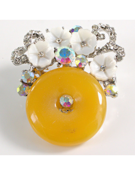 BROSZKA BROSZA a'la JADEID ŻÓŁTY LOLITA AKCESORIA