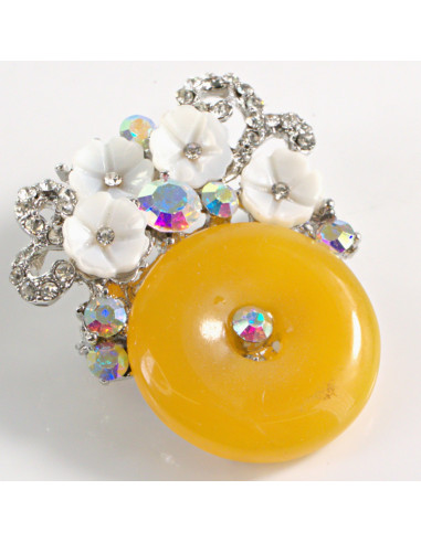 BROSZKA BROSZA a'la JADEID ŻÓŁTY LOLITA AKCESORIA