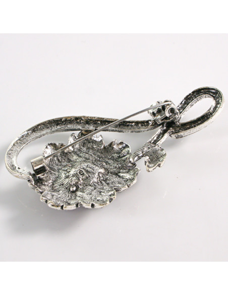 BROSZKA BROSZA KOLOROWY KWIAT KWIATEK Z ZAWIJASEM LOLITA AKCESORIA