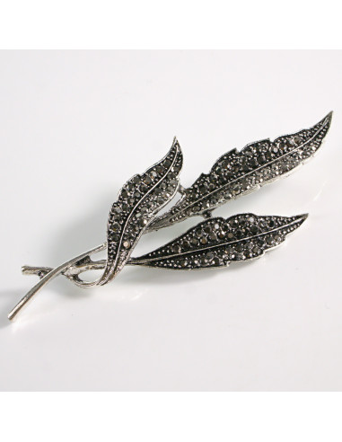 BROSZKA BROSZA SREBRNY KŁOS GAŁĄZKA  LOLITA...