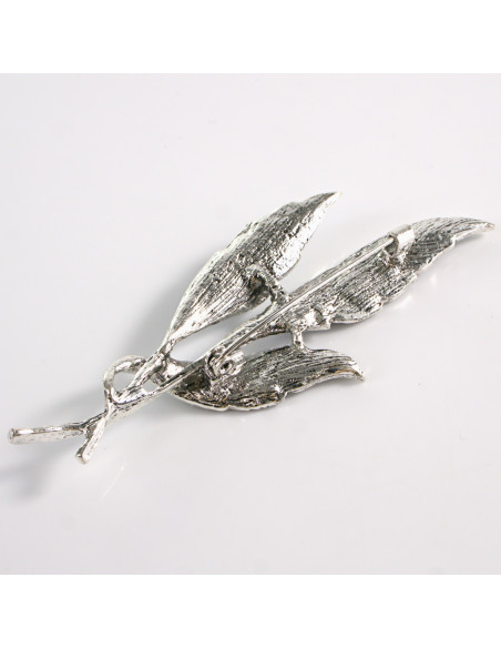 BROSZKA BROSZA SREBRNY KŁOS GAŁĄZKA  LOLITA AKCESORIA