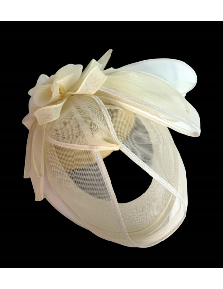 STROIK na GŁOWĘ Z OZDOBĄ TOCZEK FASCYNATOR Lolita AKCESORIA