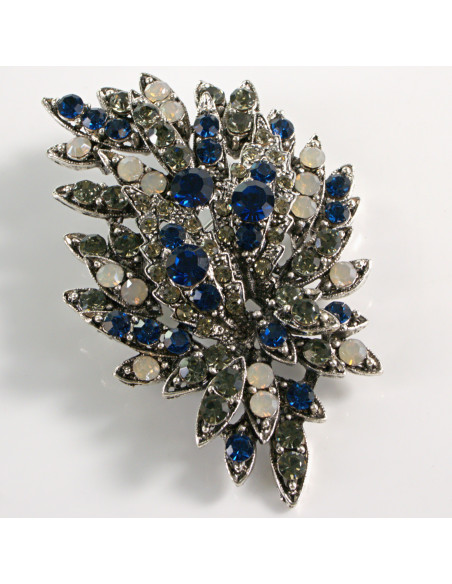 BROSZKA BROSZA DUŻA MAXI WIĄZANKA DUŻO CYRKONI LOLITA AKCESORIA