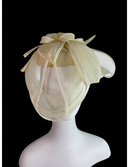 STROIK na GŁOWĘ Z OZDOBĄ TOCZEK FASCYNATOR Lolita AKCESORIA