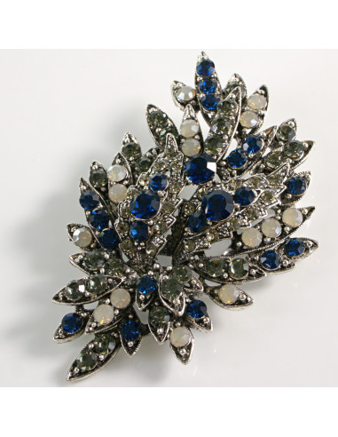 BROSZKA BROSZA DUŻA MAXI WIĄZANKA DUŻO CYRKONI...