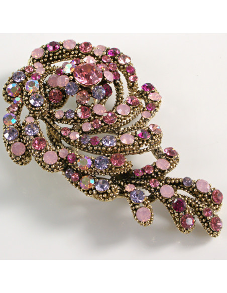 BROSZKA BROSZA DUŻA MAXI  WIKTORIAŃSKA RÓŻA LOLITA AKCESORIA