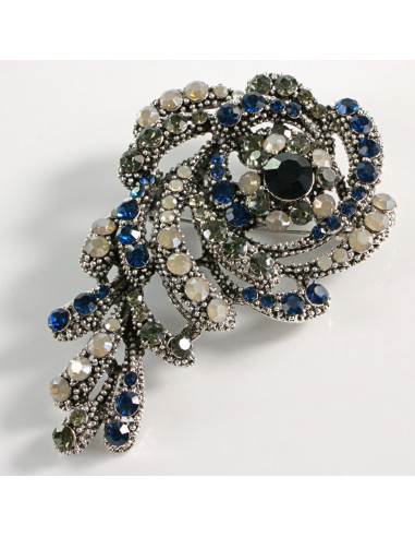 BROSZKA BROSZA DUŻA MAXI  WIKTORIAŃSKA RÓŻA...