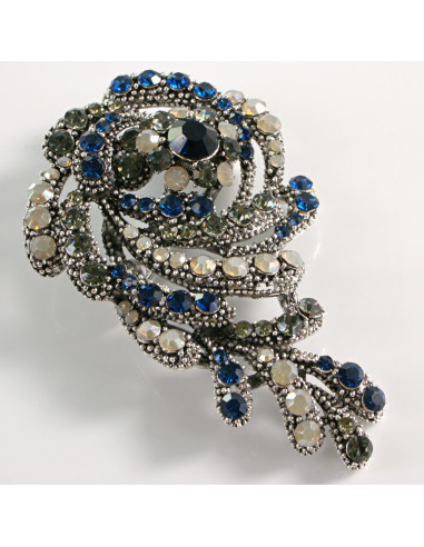 BROSZKA BROSZA DUŻA MAXI  WIKTORIAŃSKA RÓŻA...