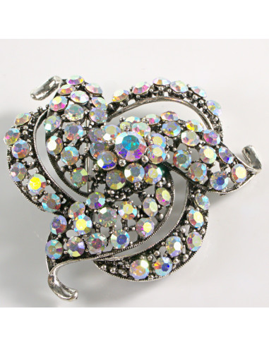 BROSZKA BROSZA DUŻY MAXI  WIKTORIAŃSKI PRECEL...