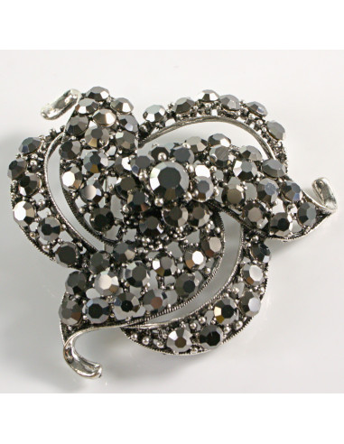 BROSZKA BROSZA DUŻY MAXI  WIKTORIAŃSKI PRECEL...