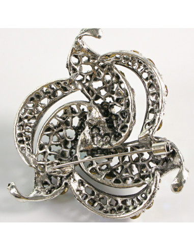 BROSZKA BROSZA DUŻY MAXI  WIKTORIAŃSKI PRECEL...