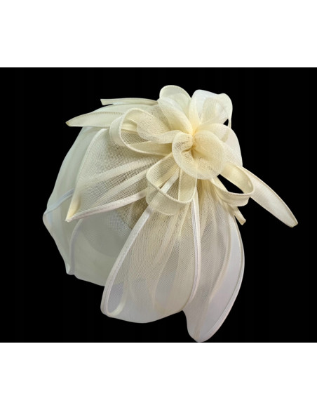 STROIK na GŁOWĘ Z OZDOBĄ TOCZEK FASCYNATOR Lolita AKCESORIA