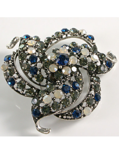 BROSZKA BROSZA DUŻY MAXI  ZIELONY WIKTORIAŃSKI...