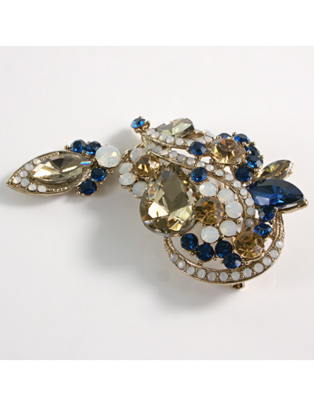 BROSZKA BROSZA WIKTORIAŃSKI RÓG OBFITOŚCI   LOLITA AKCESORIA