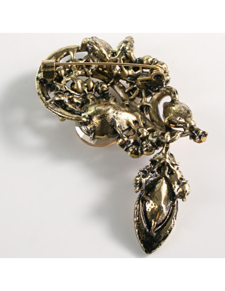 BROSZKA BROSZA WIKTORIAŃSKI RÓG OBFITOŚCI LOLITA AKCESORIA