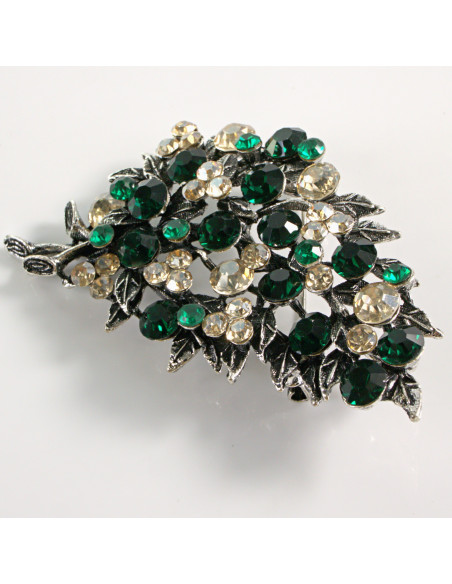 BROSZKA BROSZA WIKTORIAŃSKI RÓG OBFITOŚCI KOŚĆ WINOGRON XL LOLITA AKCESORIA