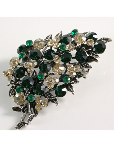 BROSZKA BROSZA WIKTORIAŃSKI RÓG OBFITOŚCI KOŚĆ WINOGRON XL LOLITA AKCESORIA