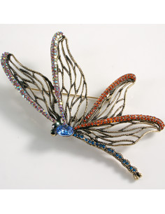 BROSZKA BROSZA AŻUROWA WAŻKA VINTAGE XL  LOLITA AKCESORIA