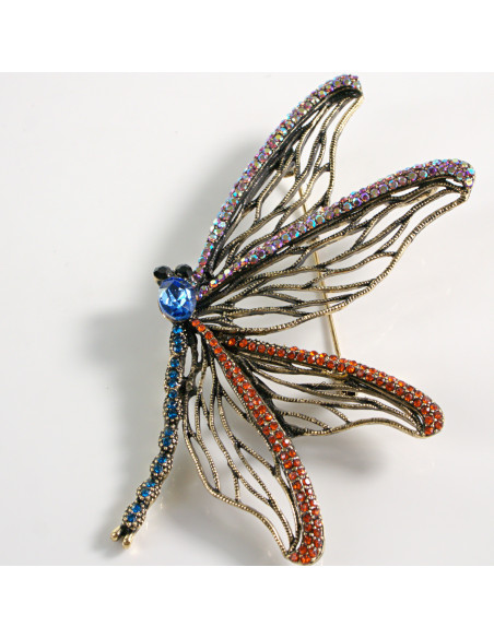 BROSZKA BROSZA AŻUROWA WAŻKA VINTAGE XL  LOLITA AKCESORIA