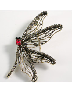 BROSZKA BROSZA AŻUROWA WAŻKA VINTAGE XL  LOLITA AKCESORIA 2