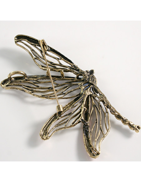 BROSZKA BROSZA AŻUROWA WAŻKA VINTAGE XL  LOLITA AKCESORIA