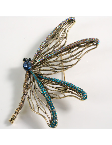 BROSZKA BROSZA AŻUROWA WAŻKA VINTAGE XL  LOLITA AKCESORIA