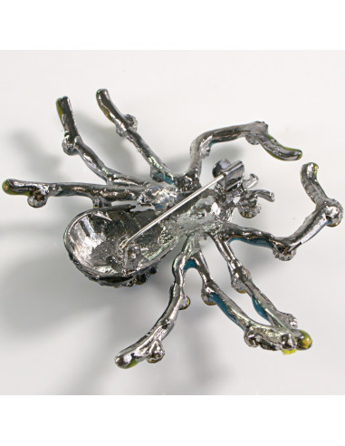 BROSZKA BROSZA  KLASYCZNY PAJĄK Z PERŁĄ...