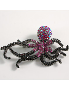 BROSZKA BROSZA OŚMIOENICA Z KAMIENIAMI  LOLITA AKCESORIA