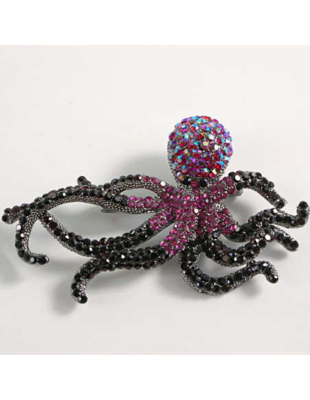 BROSZKA BROSZA OŚMIOENICA Z KAMIENIAMI  LOLITA AKCESORIA