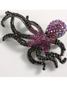 BROSZKA BROSZA OŚMIOENICA Z KAMIENIAMI  LOLITA AKCESORIA 2