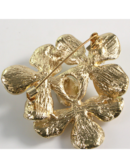 BROSZKA BROSZA TRZY KWIATY LOLITA AKCESORIA