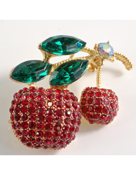 BROSZKA BROSZA JABŁKO OWOC DWA JABŁUSZKA LOLITA AKCESORIA