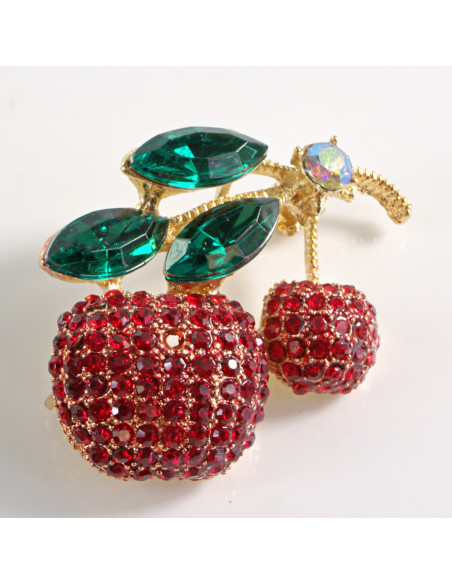 BROSZKA BROSZA JABŁKO OWOC DWA JABŁUSZKA LOLITA AKCESORIA