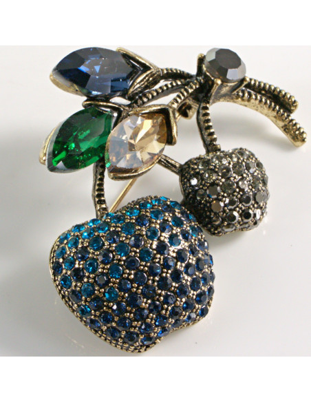 BROSZKA BROSZA JABŁKO OWOC DWA JABŁUSZKA LOLITA AKCESORIA