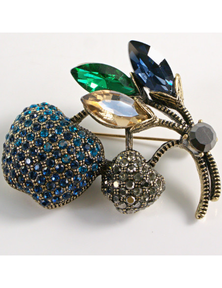 BROSZKA BROSZA JABŁKO OWOC DWA JABŁUSZKA LOLITA AKCESORIA