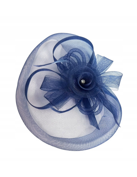 STROIK na GŁOWĘ Z OZDOBĄ TOCZEK FASCYNATOR Z PIÓRAMI Lolita AKCESORIA
