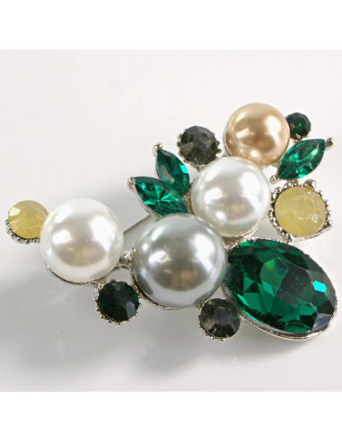 BROSZKA BROSZA RÓG OBFITOŚCI PERŁA PERŁY LOLITA...