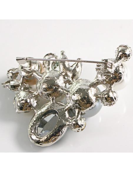 BROSZKA BROSZA RÓG OBFITOŚCI PERŁA PERŁY LOLITA AKCESORIA