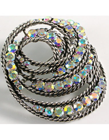 BROSZKA BROSZA ZAWIJAS ŚLIMAK CRYSTAL AB LOLITA...