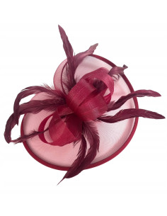 STROIK na GŁOWĘ Z OZDOBĄ TOCZEK FASCYNATOR Z PIÓRAMI...