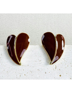 Kolczyki SERCE SERDUSZKO BOHO Lolita Accessories srebrny...