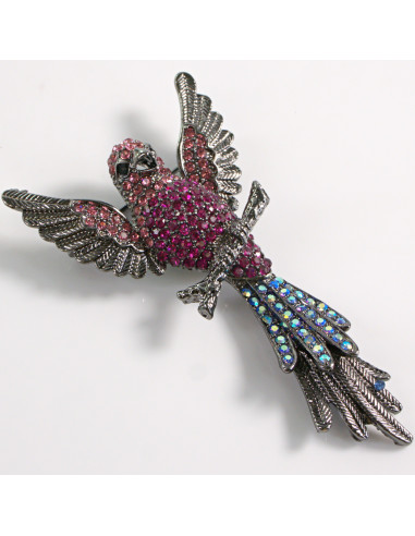 BROSZKA BROSZA KOLOROWY PTAK PAPUGA Z...