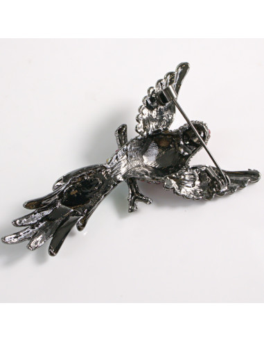 BROSZKA BROSZA KOLOROWY PTAK PAPUGA Z...