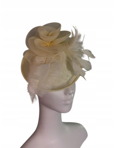 STROIK na GŁOWĘ Z OZDOBĄ TOCZEK FASCYNATOR Z PIÓRAMI... 2