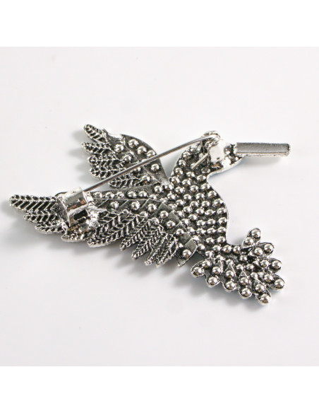 BROSZKA BROSZA NIEBIESKI PTAK PTASZEK KOLIBER  LOLITA AKCESORIA