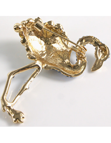 BROSZKA BROSZA NIEBIESKI PTAK FLAMING  LOLITA...