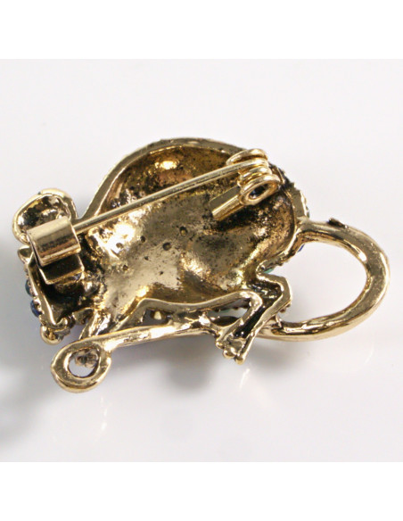 BROSZKA BROSZA KOLOROWA MYSZ MYSZKA Z KAMIENIAMI LOLITA AKCESORIA