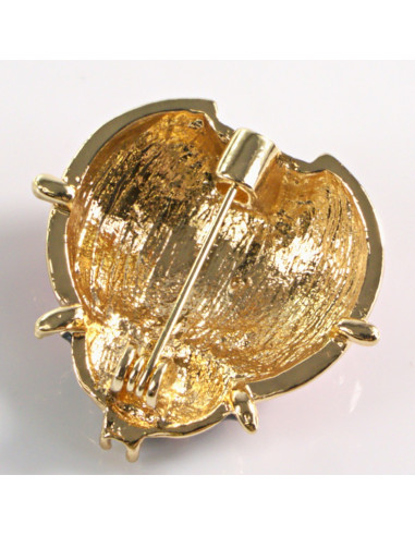 BROSZKA BROSZA EMALIOWANA CZERWONA BIEDRONKA...